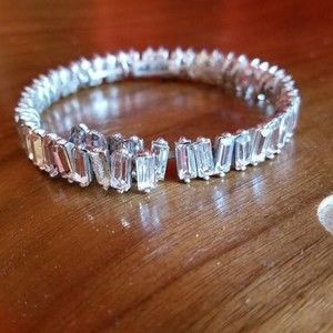 Vintage Stella & Dot Cut Glass Expandable Bracelet